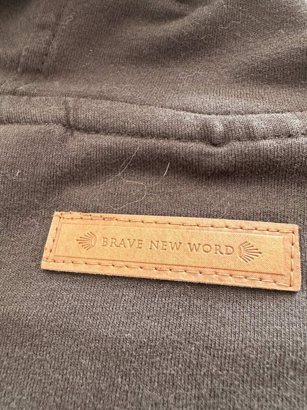 Naketano black hoodie with brown accents, size medium - Picture 15 of 16